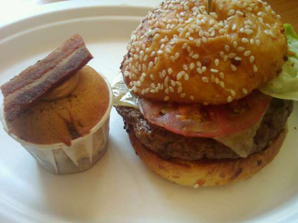 ryan farr burger and bacon peanut butter brownie