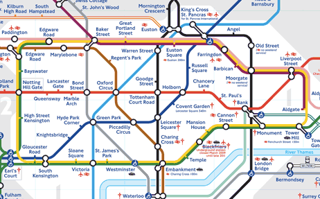 london tube figurative