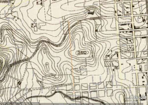 1869 Coast Survey Map Noe flat