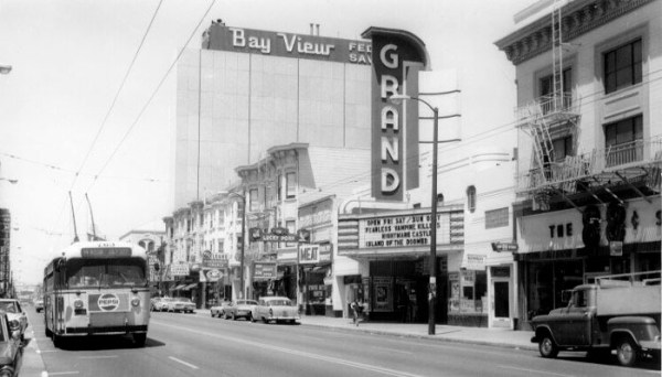 1970 Grand Theater, Mission St, 88 cent store AAA-8850