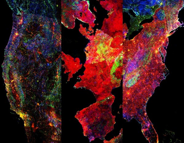 datapointed place names color