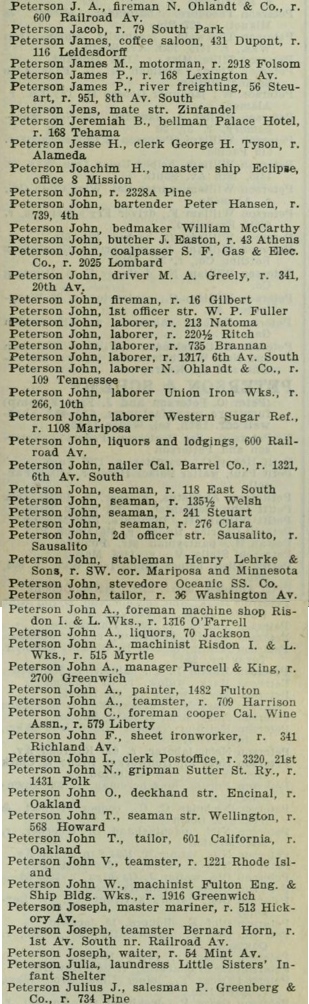 1900 j peterson directory