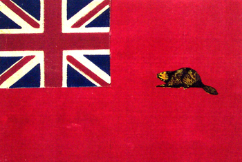 beaver flag union jack