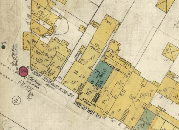 1905 Sanborn nw corner 29th & mission