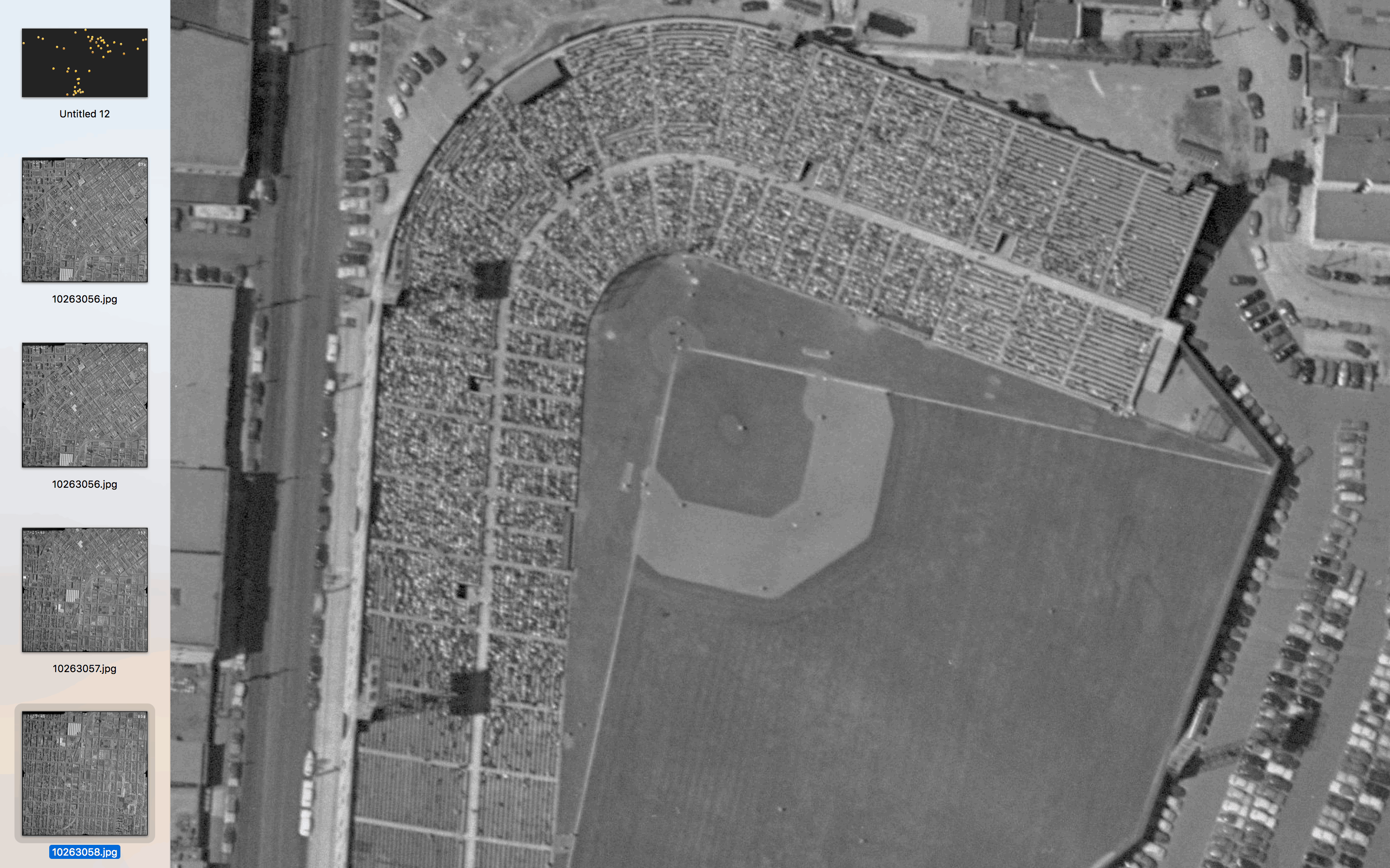 seals stadium 27 july 1948 big
